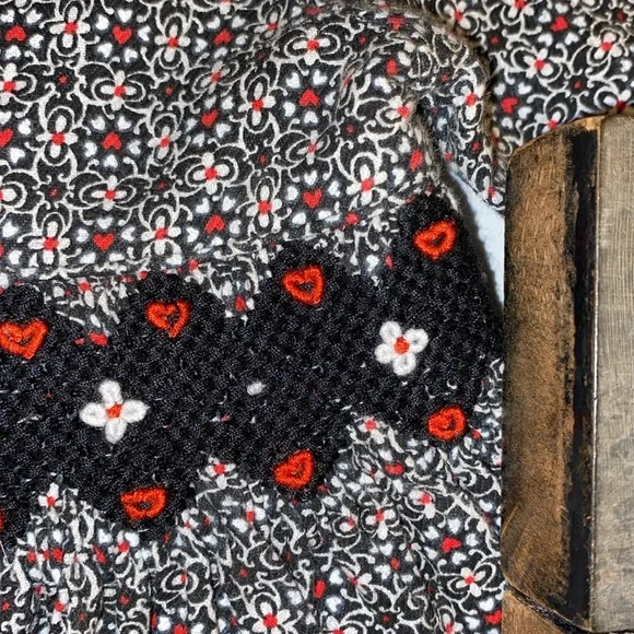 🇬🇧SARAH LOUISE England Tiny Floral Print Hand-Smocked Long Sleeve Dress - Picture 5 of 12